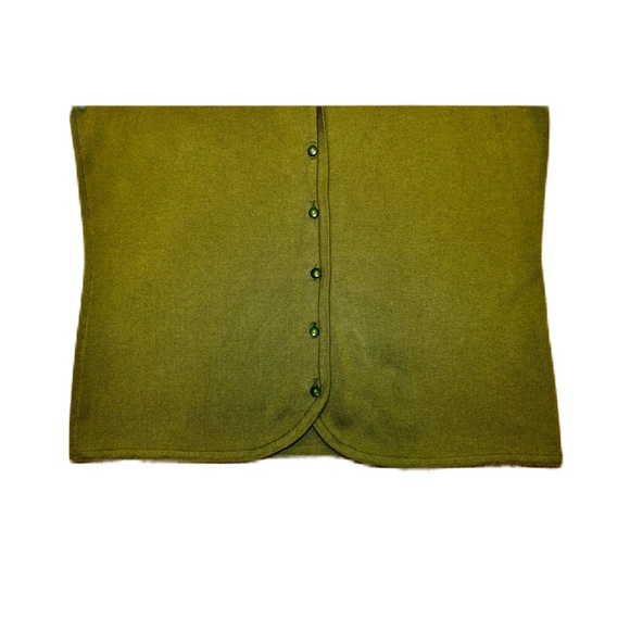 Mercer Street Studio Green Button Down Cardigan Top Size Small - Picture 15 of 15